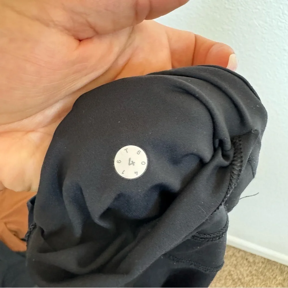 Lululemon- Black High Rise Leggings Size 4